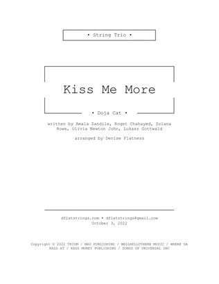 Book cover for Kiss Me More