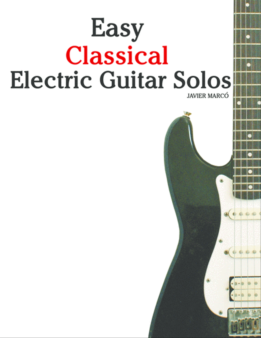 Easy Classical Electric Guitar Solos Acoustic Guitar scores gallery preview page 1