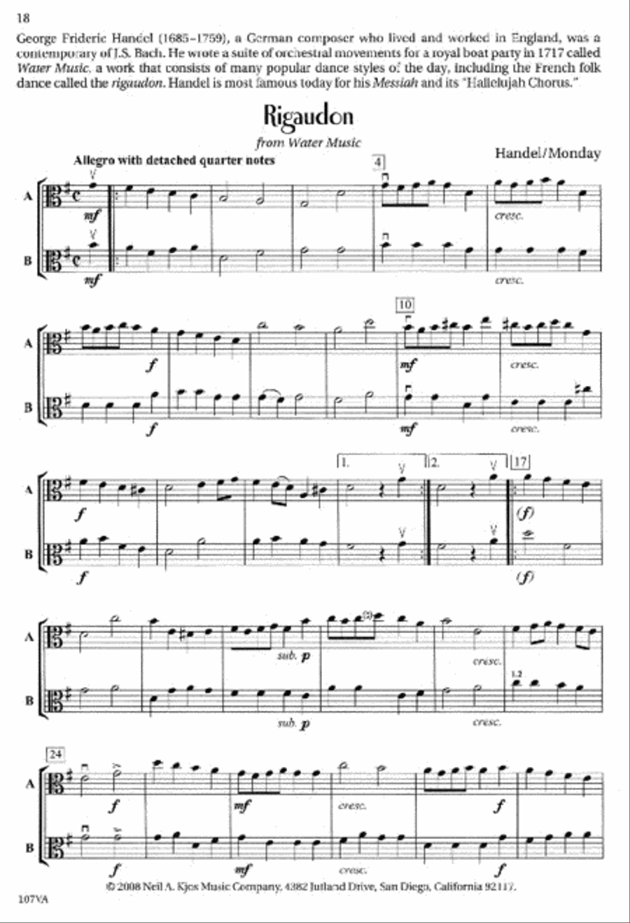 More Strings Extraordinaire! - Viola Orchestra scores gallery preview page 2