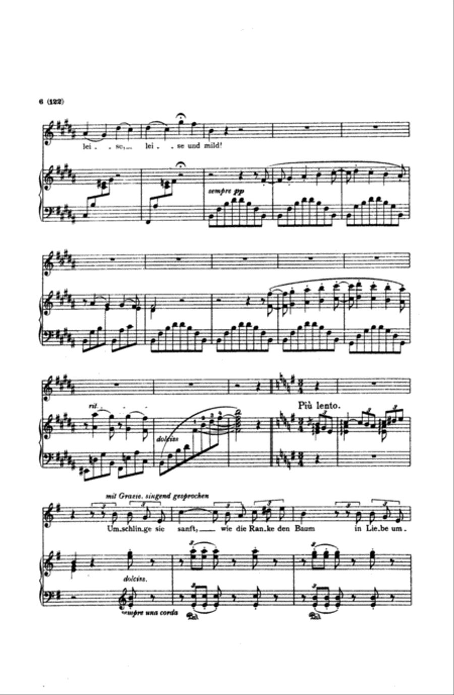 Liszt: Songs, Volume II, Nos. 14-25 (Italian or German) Voice scores gallery preview page 5