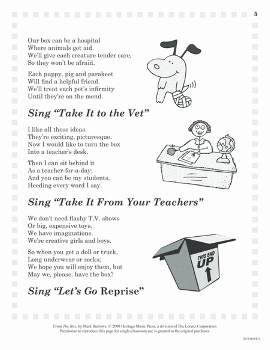 The Box Unison Choir scores gallery preview page 6