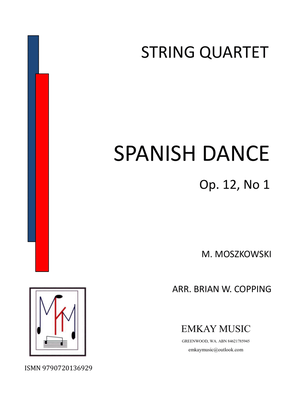 SPANISH DANCE OP 12, NO1 – STRING QUARTET