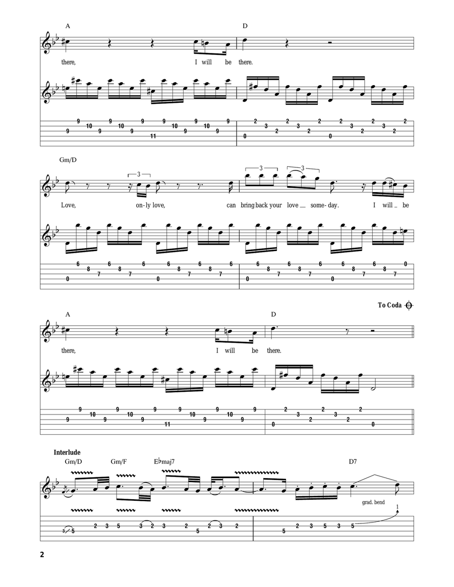 Still Loving You Acoustic Guitar scores gallery preview page 2