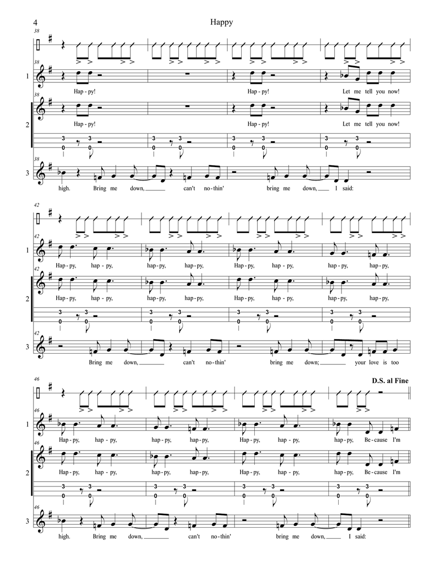 Happy 3-Part scores gallery preview page 4
