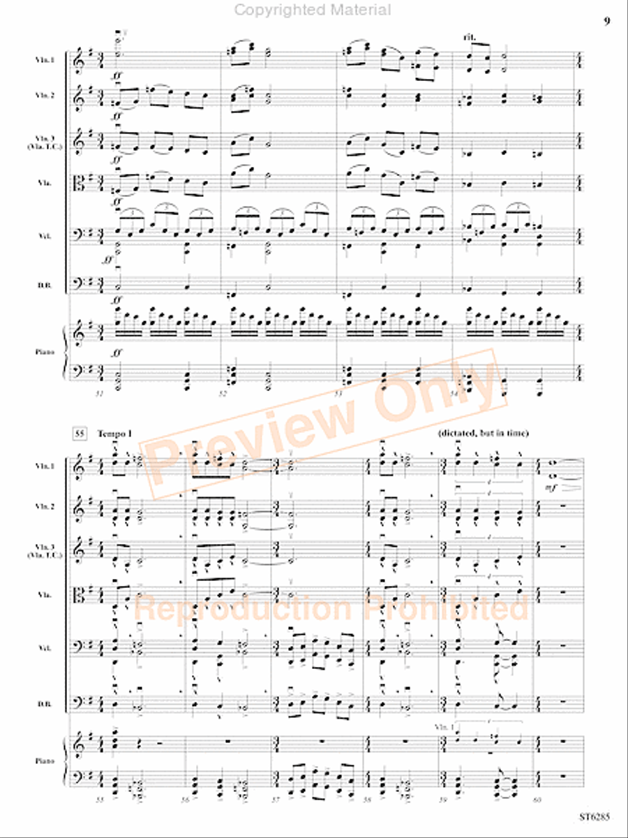 Possibilities... String Orchestra scores gallery preview page 10