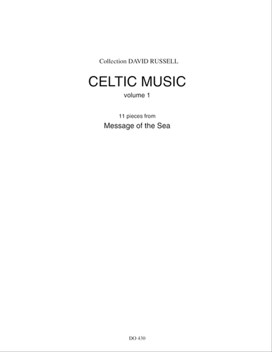 Message of the Sea, Celtic Music for Guitar, vol. 1 Classical Guitar scores gallery preview page 1