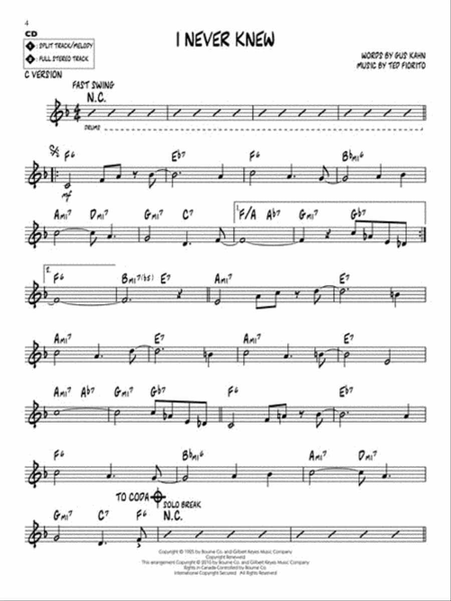 Count Basie Classics C Instrument scores gallery preview page 4