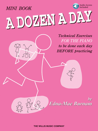 Book cover for A Dozen a Day Mini Book – Book/Audio