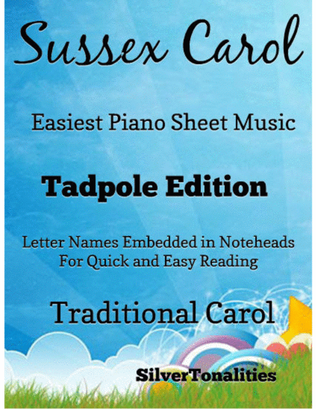 Sussex Carol Easiest Piano Sheet Music 2nd Edition