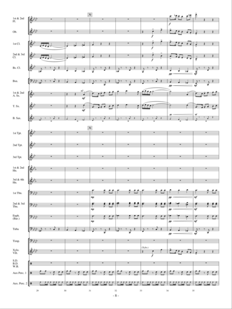 Costa del Sol Costa del Sol Concert Band scores gallery preview page 7