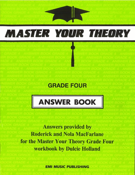 Master Your Theory Answer Book 4