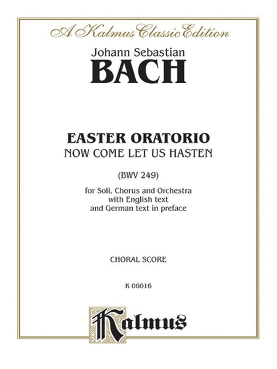 Easter Oratorio 4-Part scores gallery preview page 1