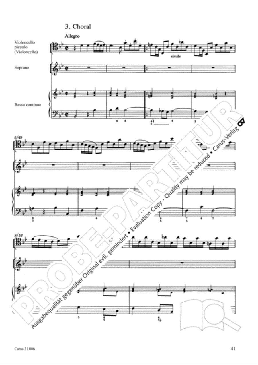Stay with us, for it draws on toward evening (Bleib bei uns, denn es will Abend werden) 4-Part scores gallery preview page 42