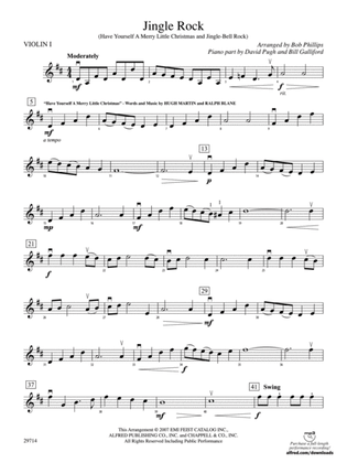 Jingle Rock: 1st Violin