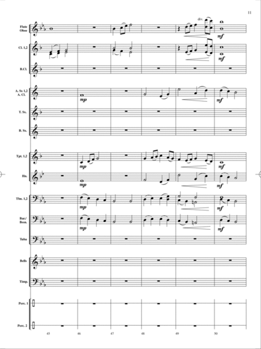 On Holiday Concert Band scores gallery preview page 12