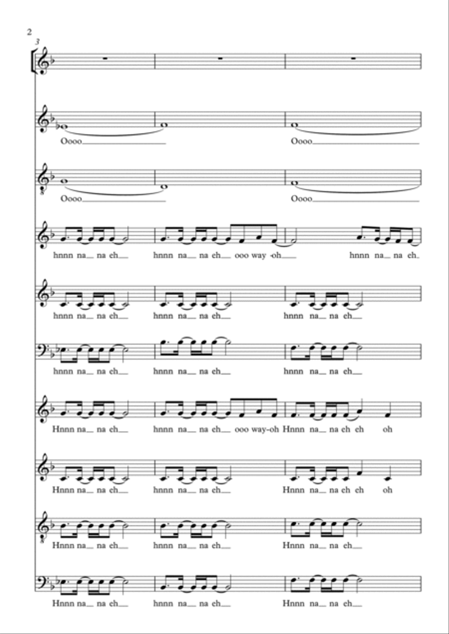 You're The Voice You're The Voice A Cappella scores gallery preview page 2