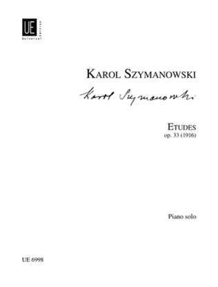 Book cover for Etudes, Op. 33, Piano
