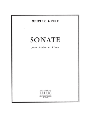 Book cover for Sonate (violin & Piano)