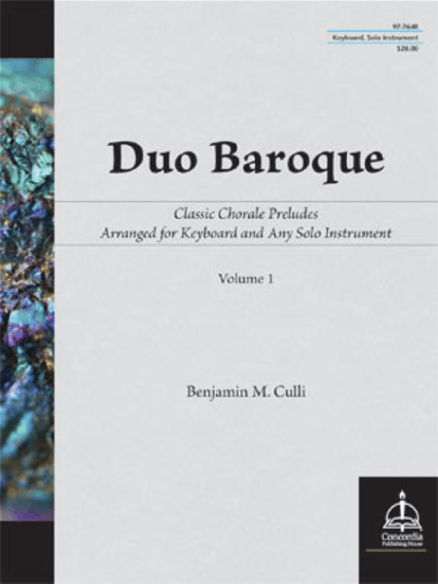 Duo Baroque: Classic Chorale Preludes Arranged for Keyboard and Any Solo Instrument, Vol. 1 Bassoon scores gallery preview page 1