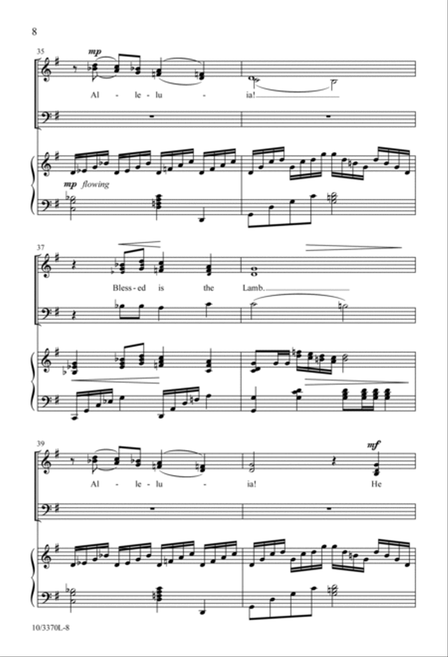 God's Holy Lamb 3-Part scores gallery preview page 8