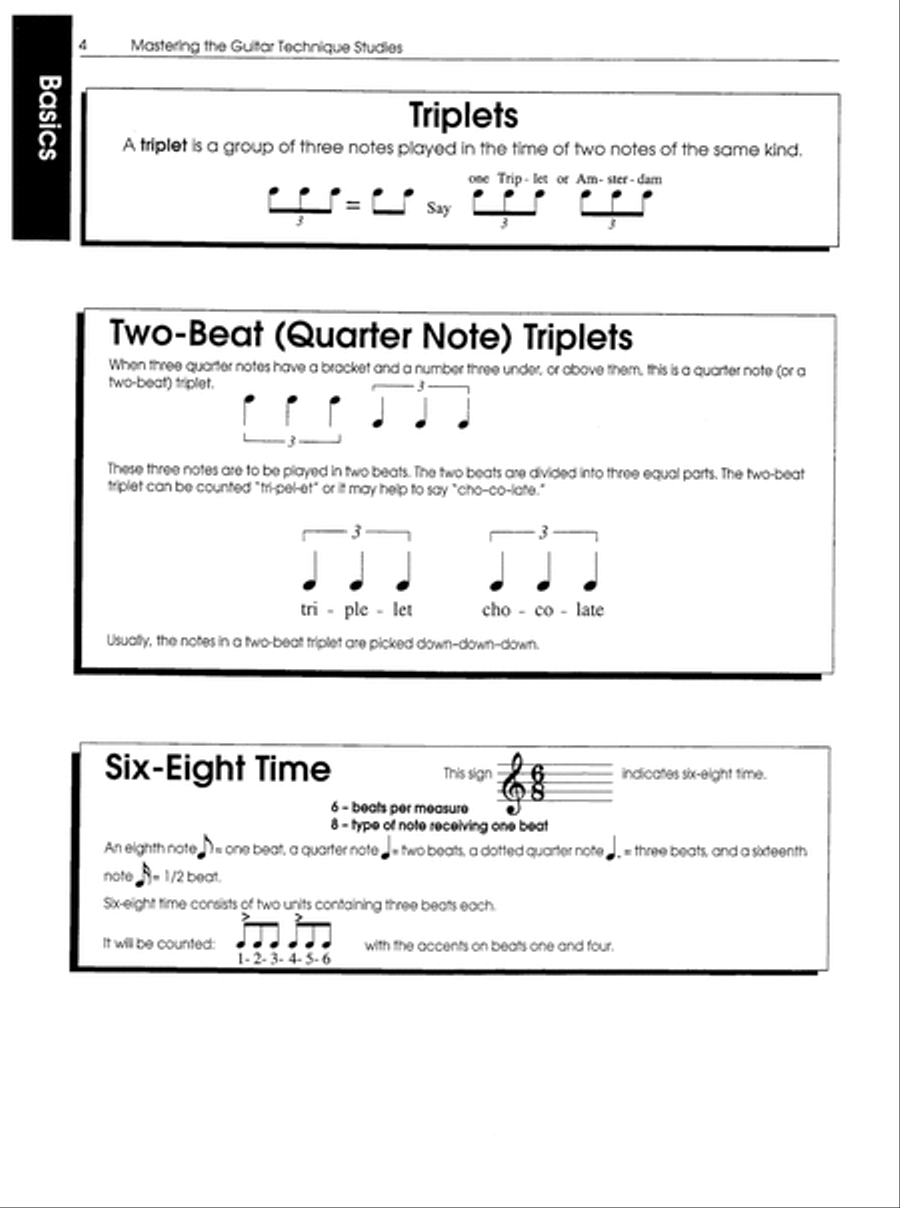 Mastering the Guitar - Technique Studies