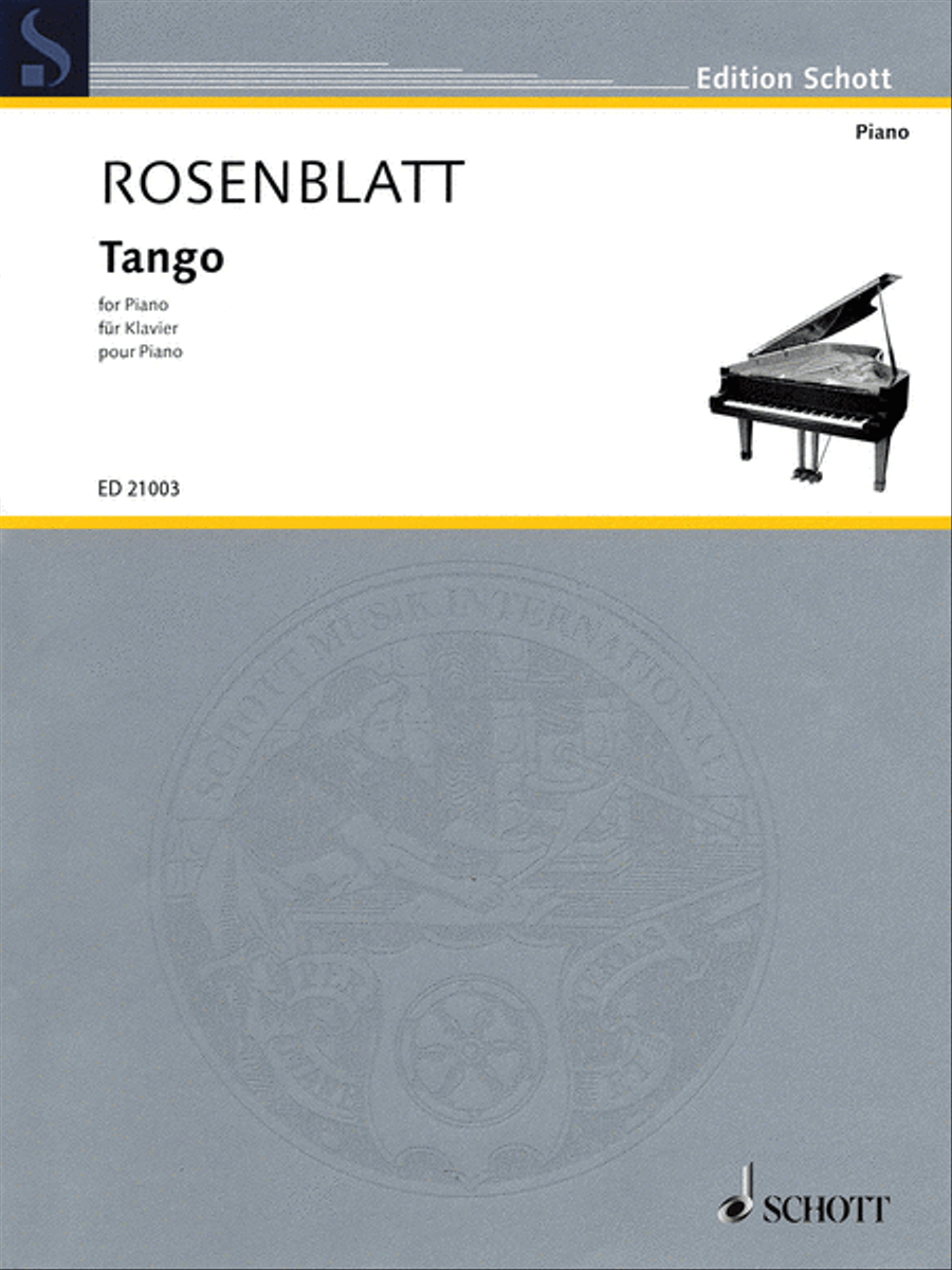Tango Piano Solo scores gallery preview page 1