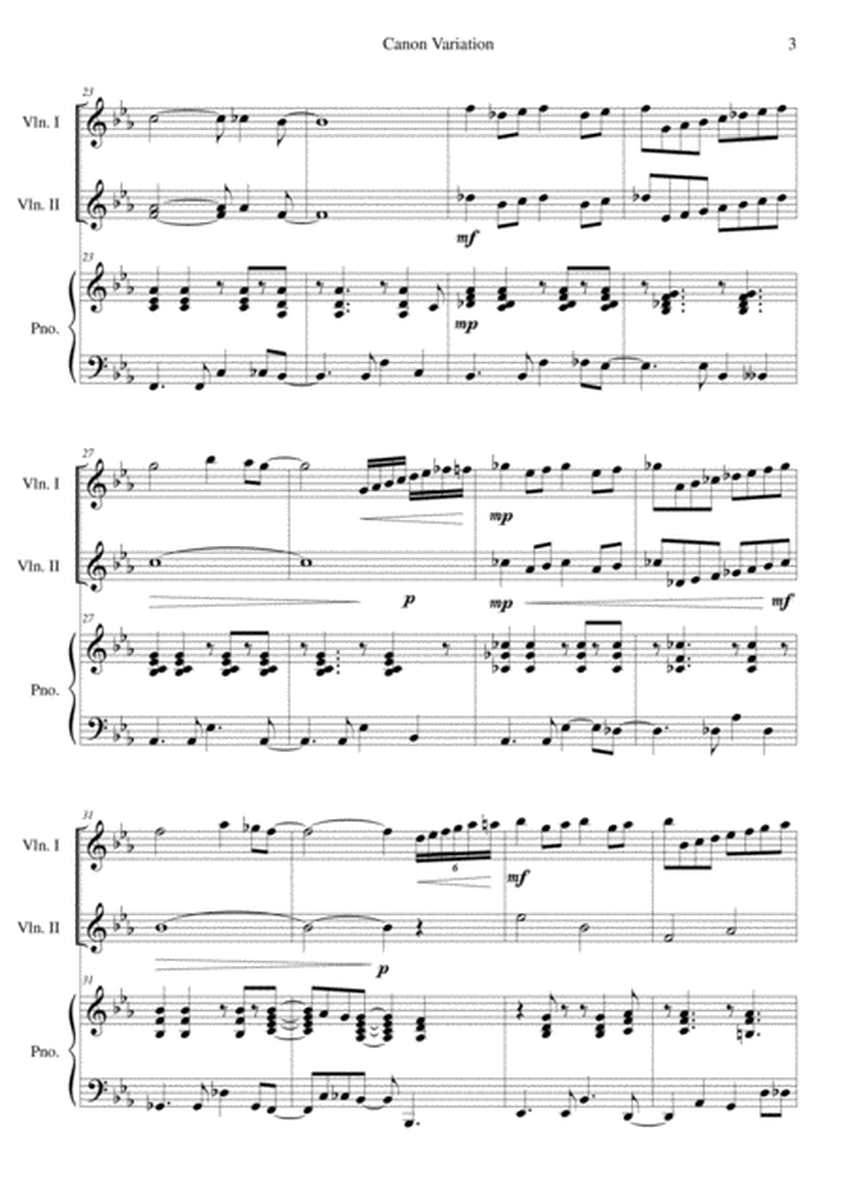 Canon Variation (Jazz Version) in Eb