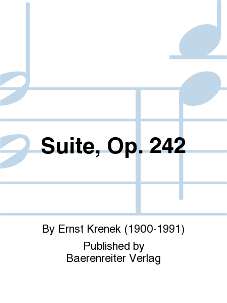 Suite, op. 242 Suite, op. 242 Classical Guitar scores gallery preview page 1