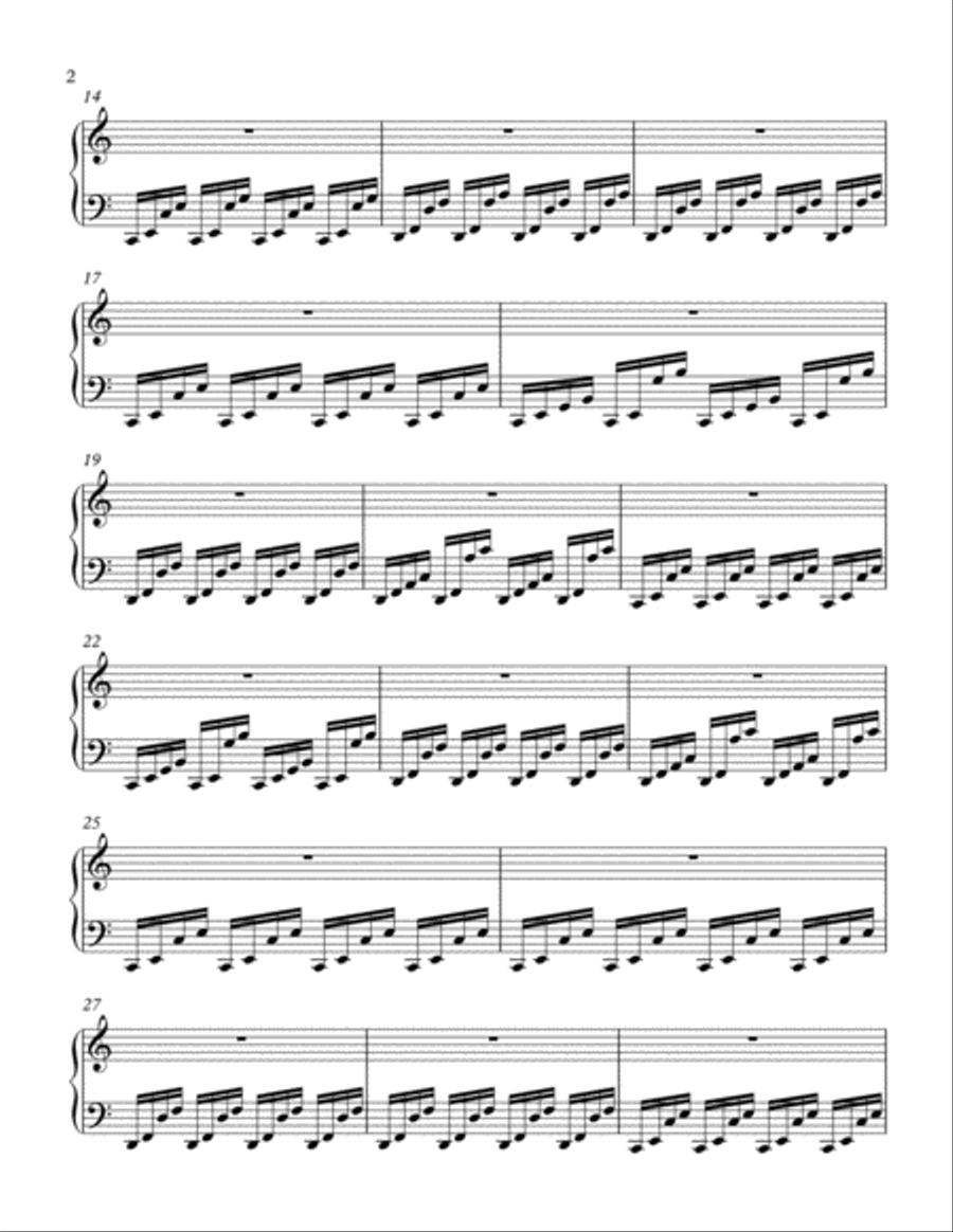When It's All Over Easy Piano scores gallery preview page 2