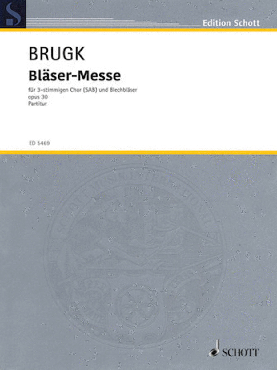 Blaser Messe Op. 30 Ch/winds Pts 3-Part scores gallery preview page 1