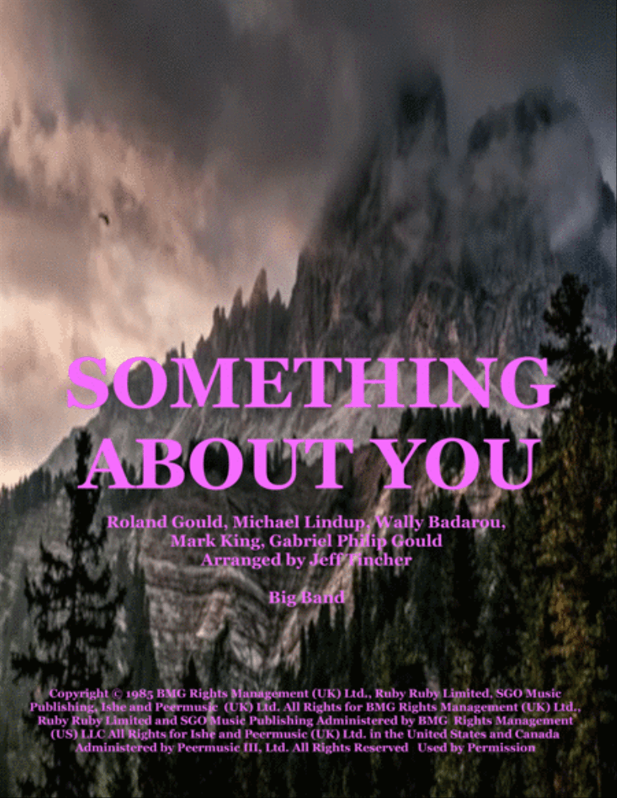 Something About You Something About You Jazz Ensemble scores gallery preview page 1