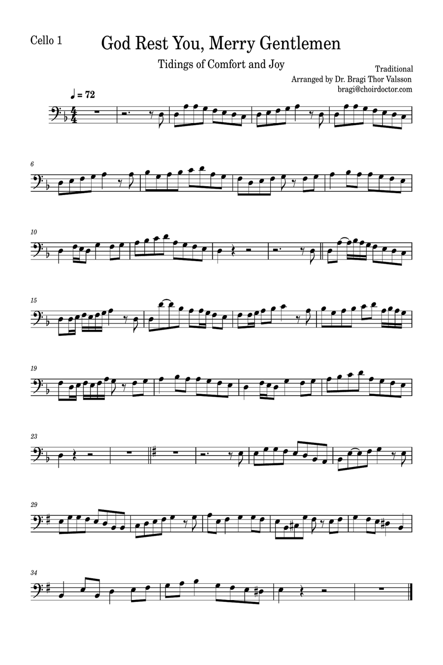 Five Christmas Songs - two Cellos with Piano accompaniment String Duet scores gallery preview page 5