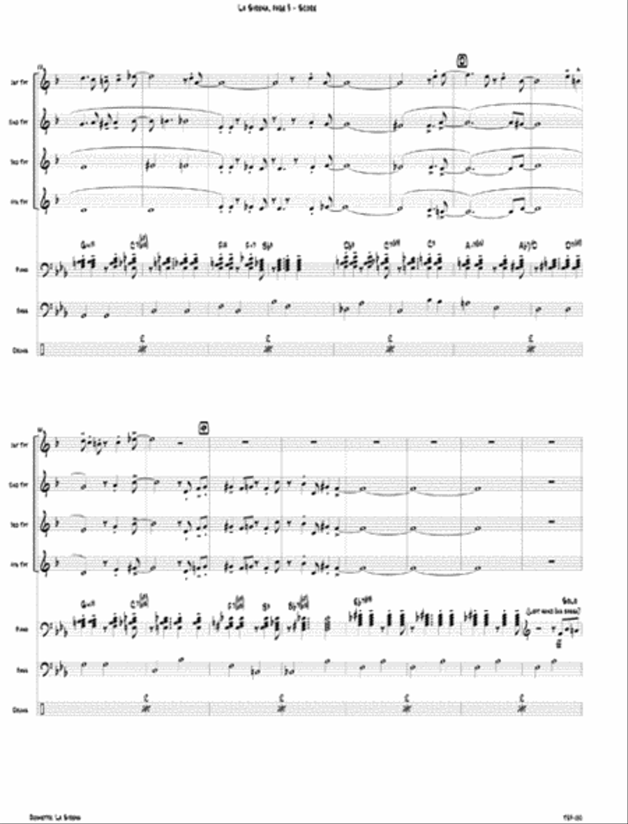 La Sirena Small Ensemble scores gallery preview page 4