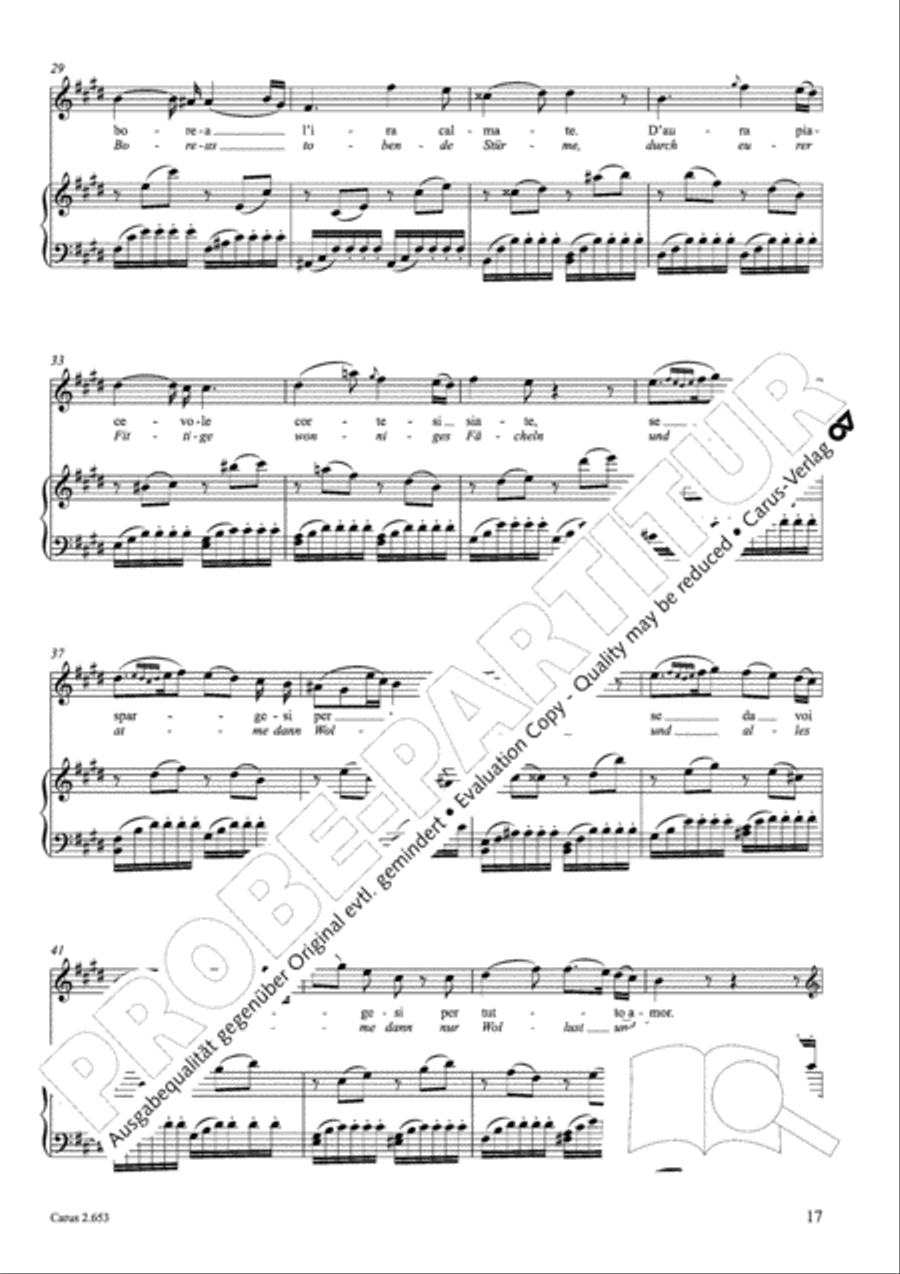 Choral collection Great Opera Choruses - Mozart * Haydn (choir & piano) Choir scores gallery preview page 28