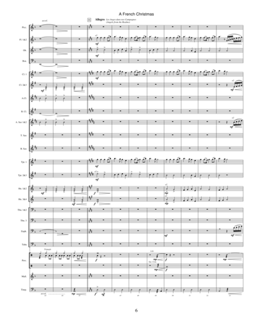 French Christmas, A (concert band) - SCORE image number null