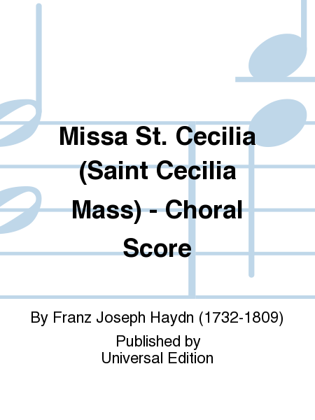 Missa ST. Cecilia, Choral Score