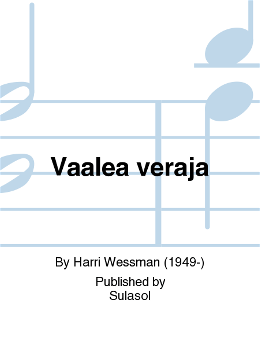 Vaalea veräjä Vaalea veräjä Score scores gallery preview page 1