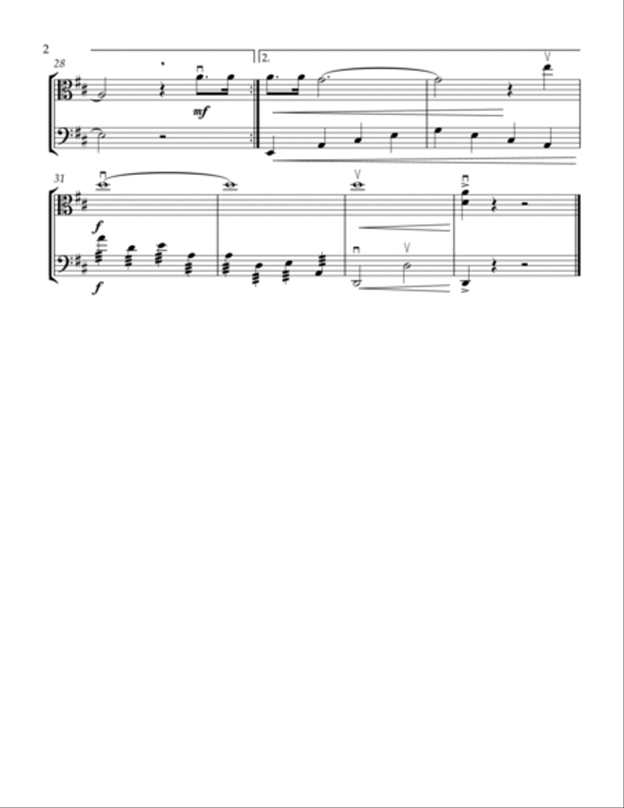 Happy Holiday Happy Holiday String Duet scores gallery preview page 3