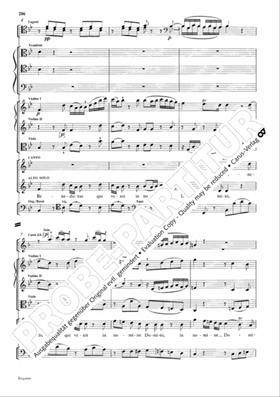 Requiem Requiem 4-Part scores gallery preview page 213