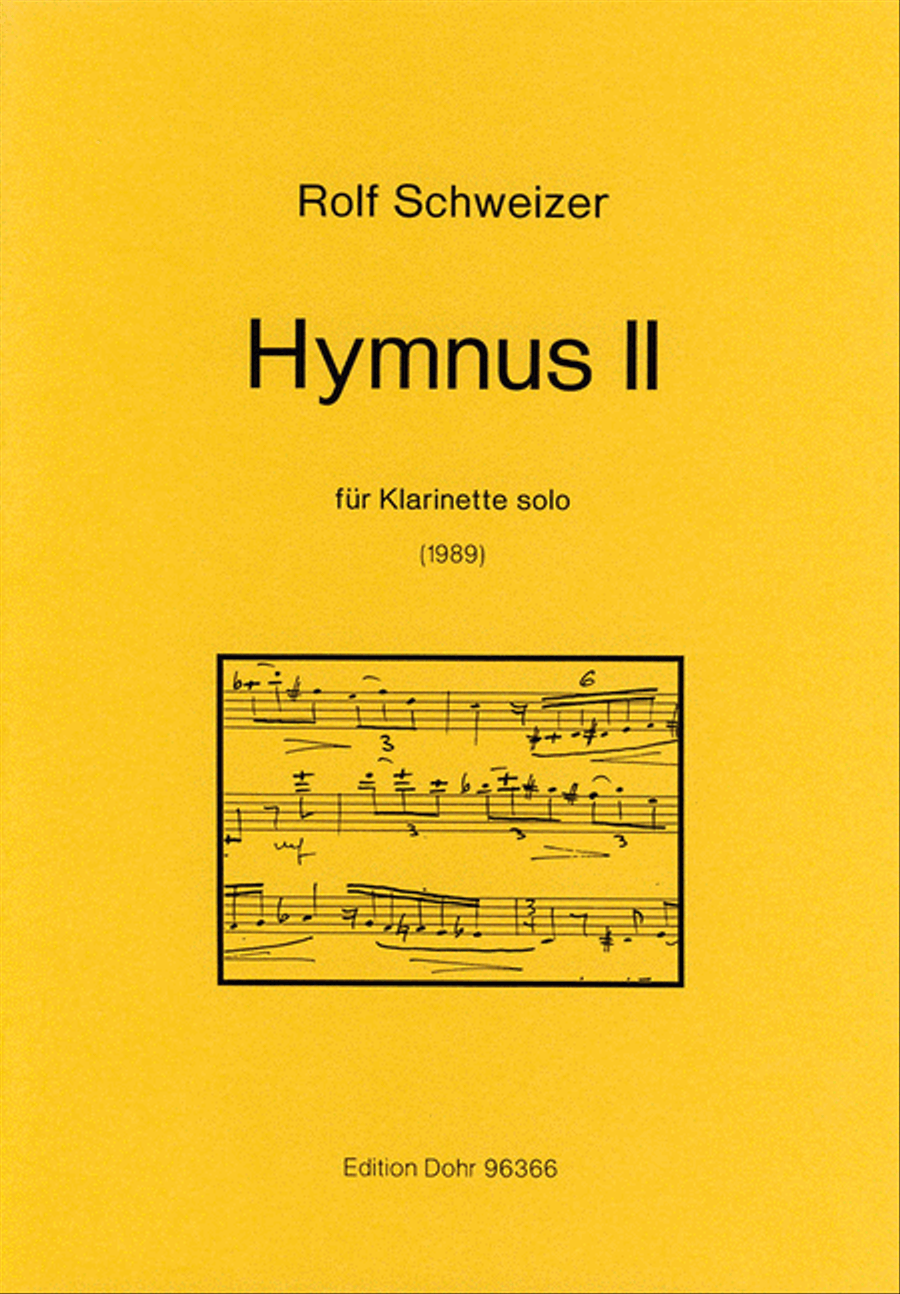 Hymnus II für Klarinette solo 