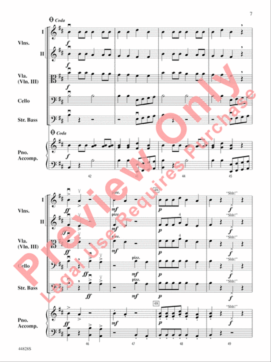 Ninja Ninja String Orchestra scores gallery preview page 8