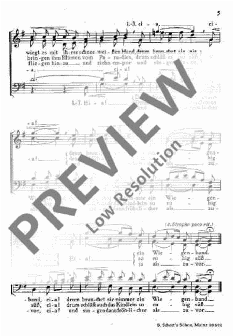 Zwei Weihnachtslieder 4-Part scores gallery preview page 5