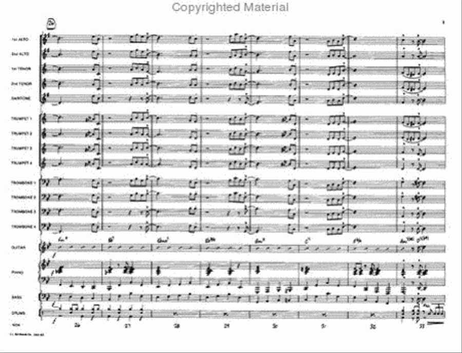 East Side Drive Jazz Ensemble - Sheet Music page 5