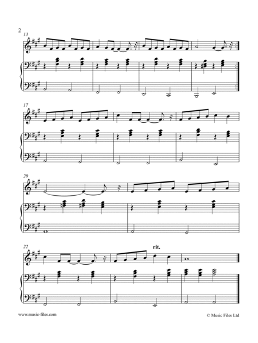 Old Time Song (Violin and Piano) Violin Solo scores gallery preview page 2