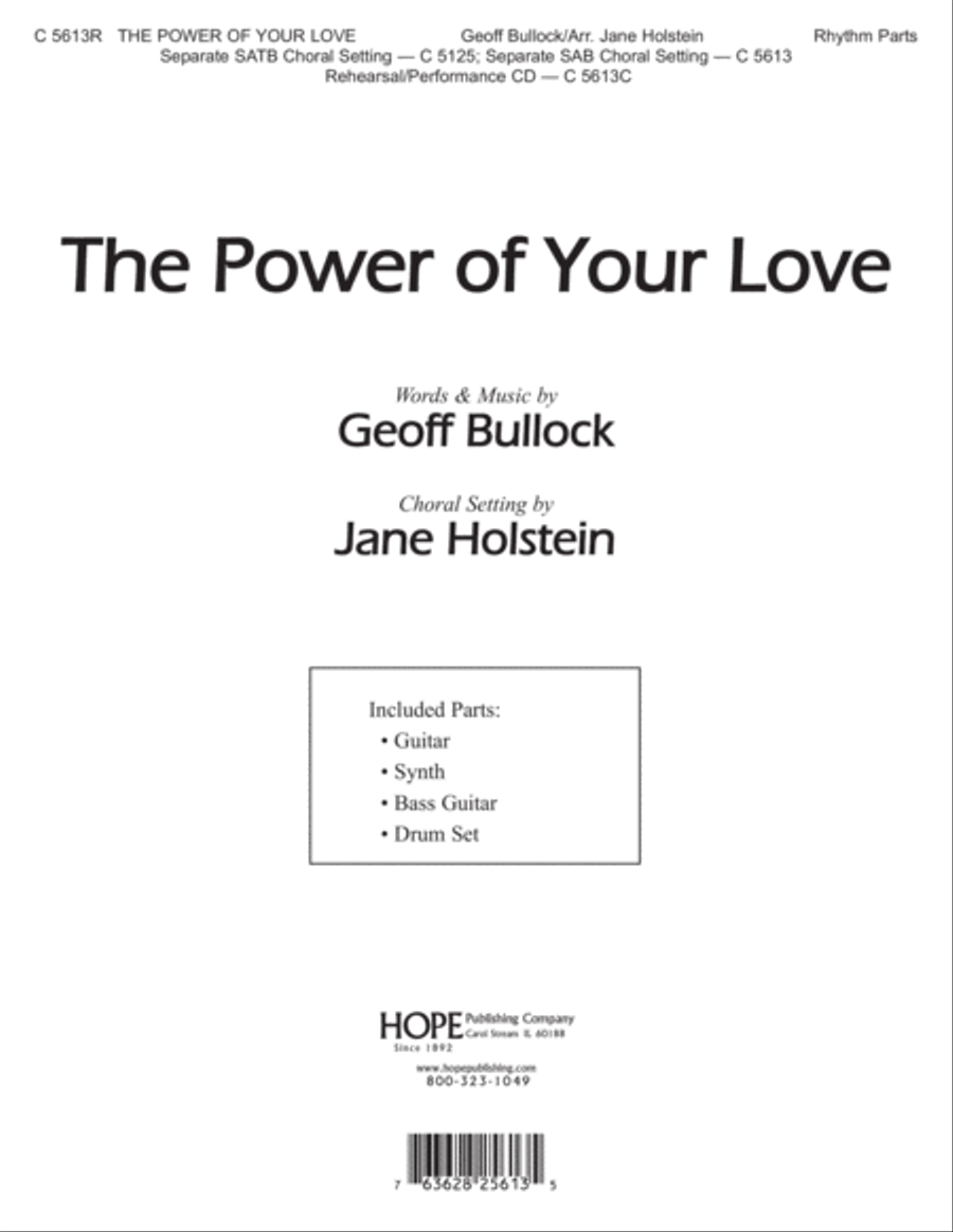 The Power of Your Love Set of Parts scores gallery preview page 1