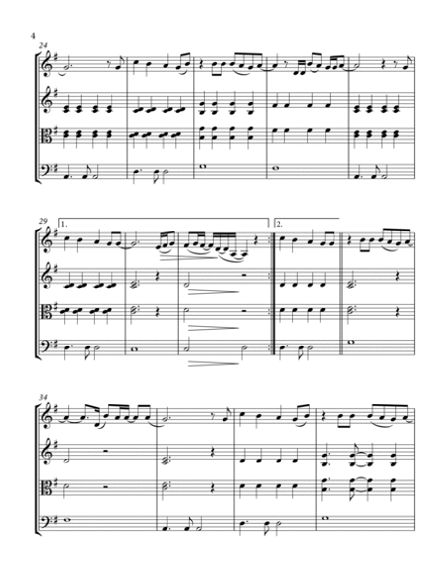 I Give You My Heart String Trio scores gallery preview page 6