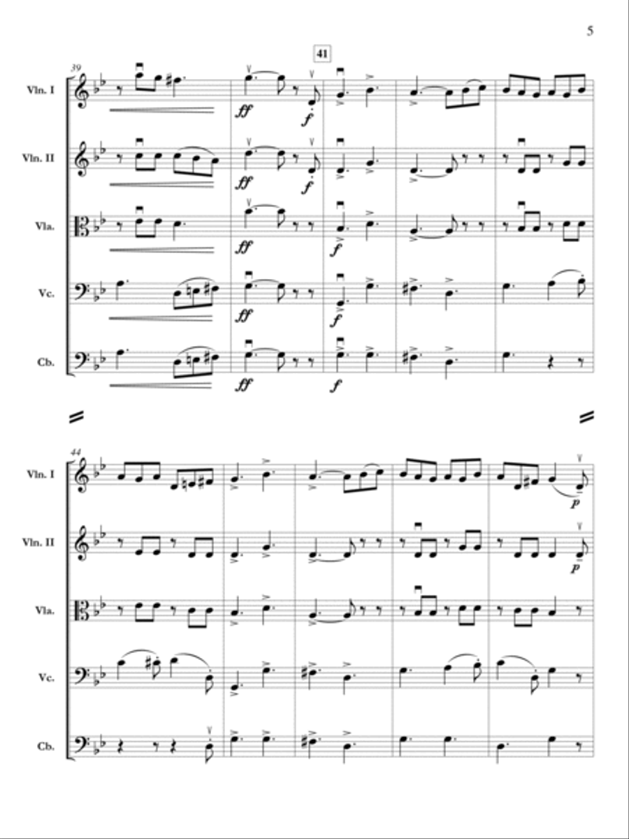 On the King's Errand Orchestra scores gallery preview page 6