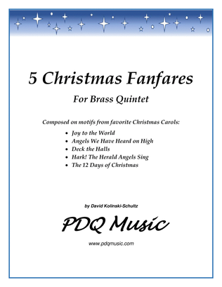5 Christmas Fanfares for Brass Quintet