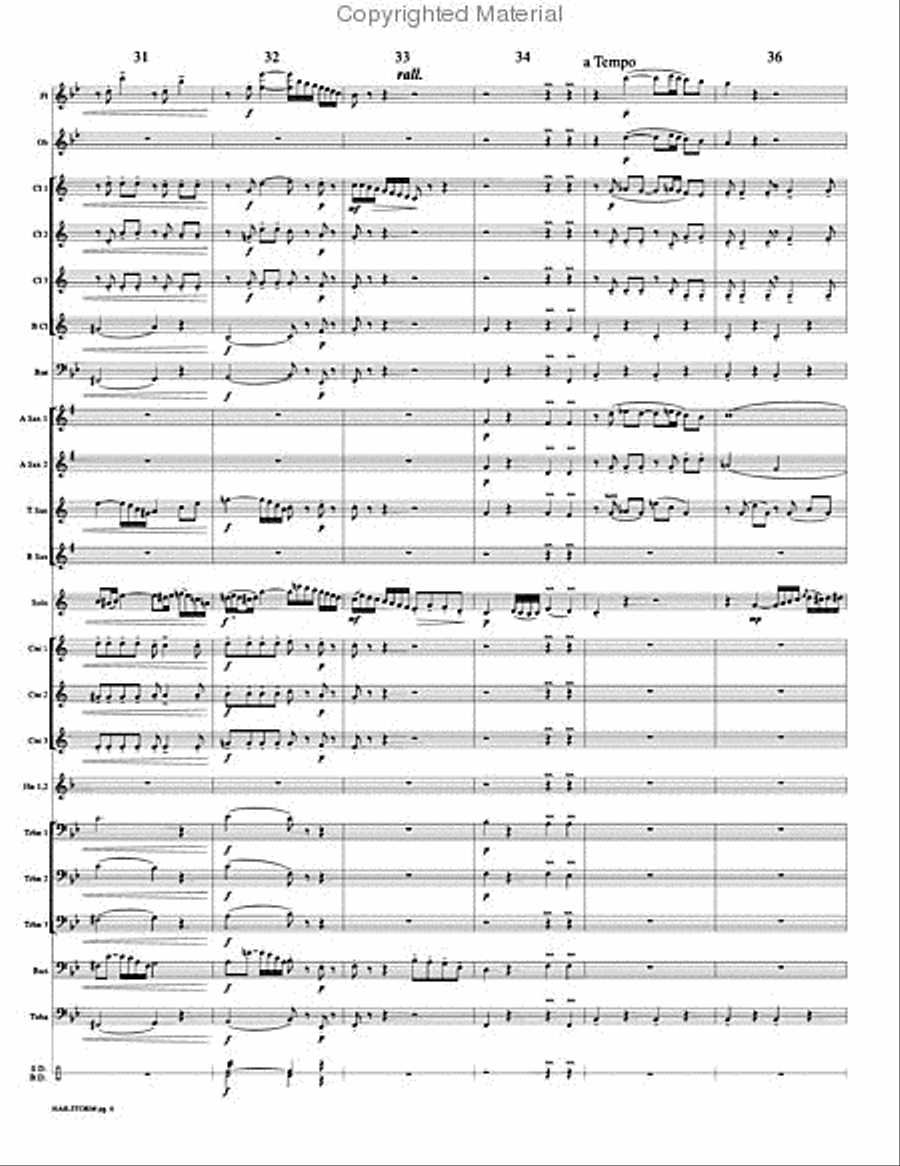 Hailstorm Hailstorm Concert Band scores gallery preview page 9