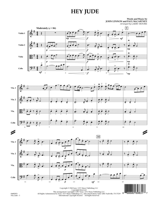 Hey Jude (arr. Larry Moore) - Conductor Score (Full Score)